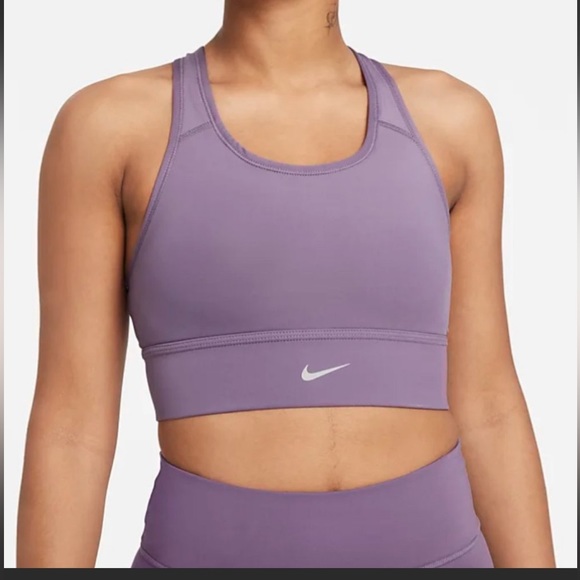 Nike Swoosh Women's Medium-Support 1-Piece
Padded Longline Sports Bra - Picture 5 of 7
